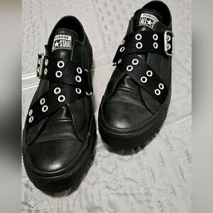 NWOT Converse Buckle Strap Chuck Taylor's UNISEX, wms 8.5 Euro 39.5